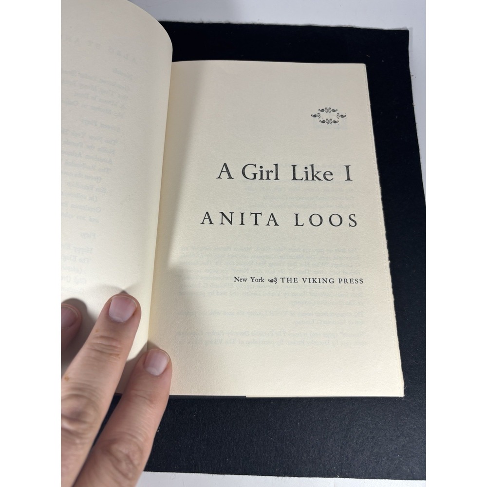 1966 ANITA LOOS "A GIRL LIKE I" AUTOBIOGRAPHY FIRST EDITION FIRST PRINT - Picture 6 of 7